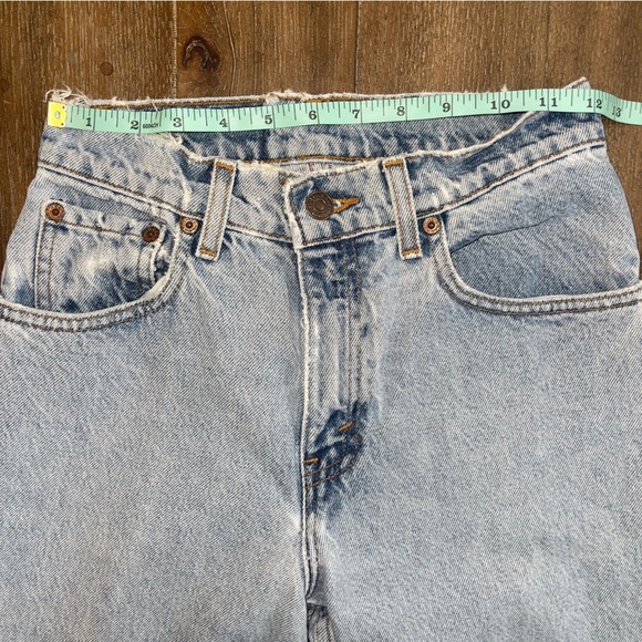 VINTAGE Levi's 550 Jeans Women’s 24 x 32 Long High Rise Y2K Tapered Mom Jean 90s - Picture 5 of 15